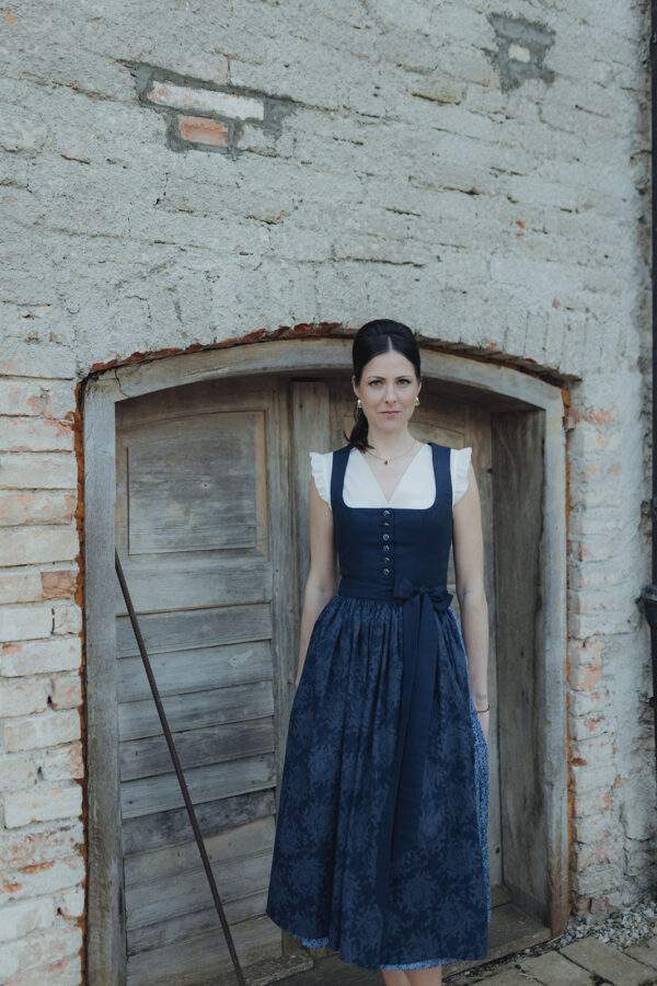 Leni Lex Dirndl Finni dunkelblau