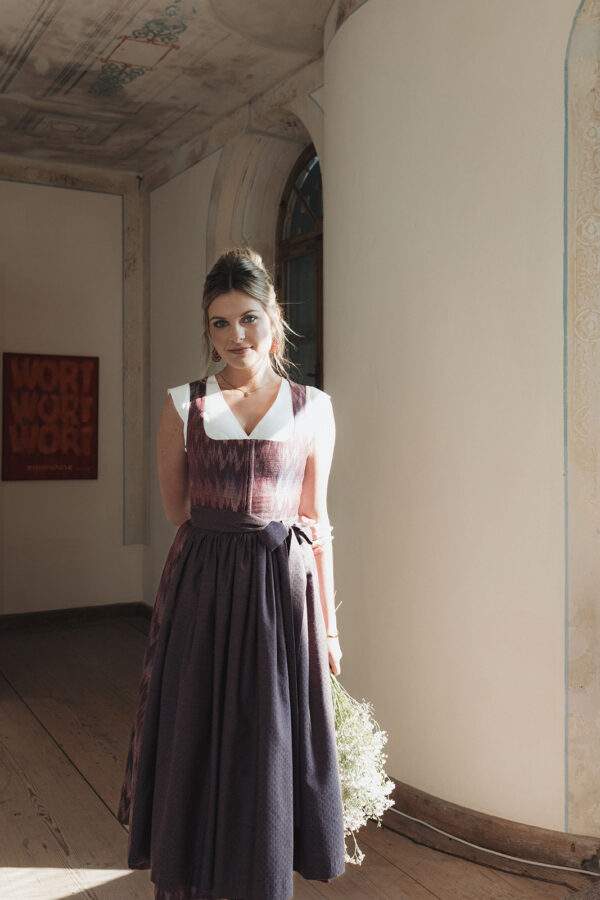 Leni Lex Dirndl Zoey, bordeauxrot