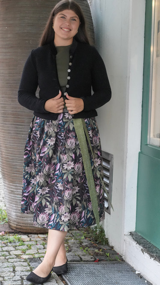 Ducalea Damen Strickjacke mit Schoßerl