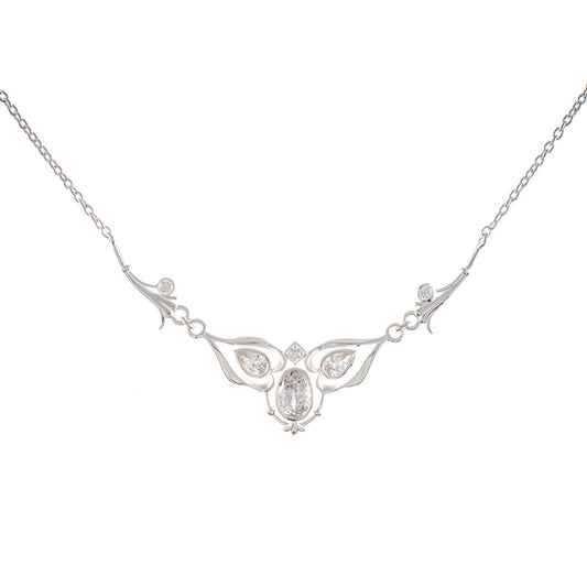Collier 925 Silber Zirkonia weiss