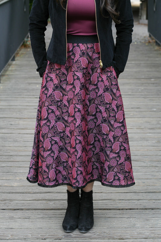 BellaSusi Tellerrock Diana in Indischpink mit Gummibund