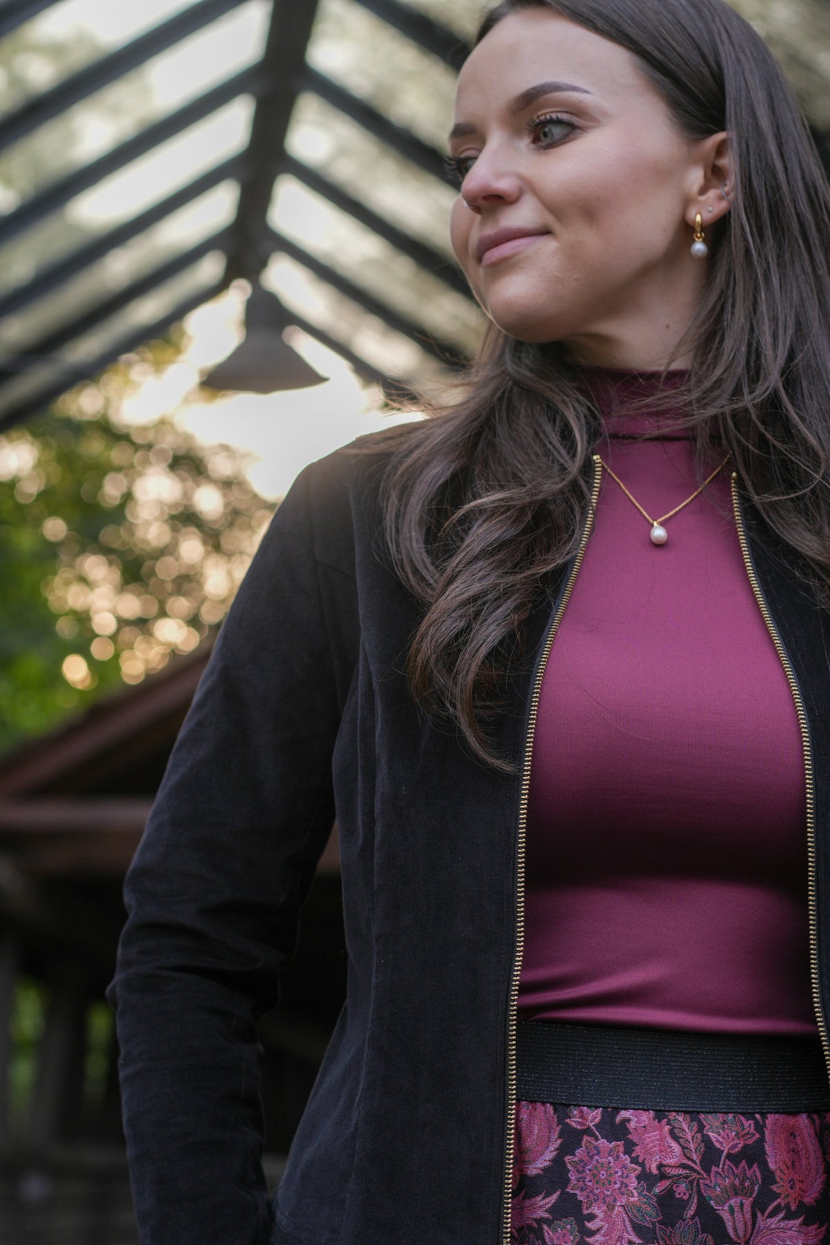BellaSusi Shirt Emma in Weinrot