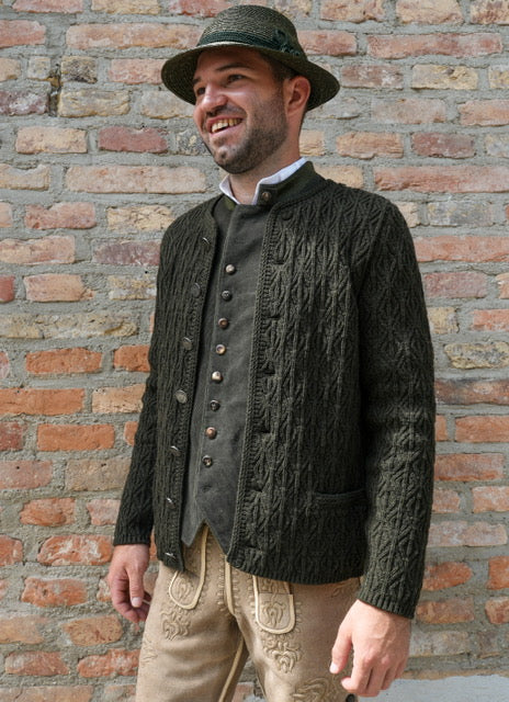 ATL Herren Strickjacke gemustert