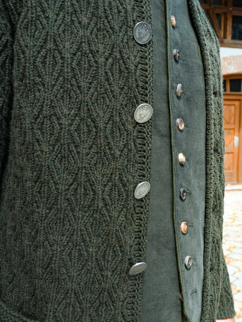 ATL Herren Strickjacke gemustert