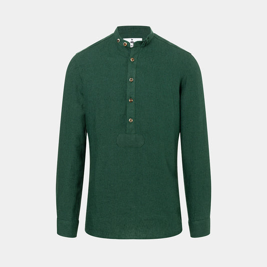 Leinenhemd Grün