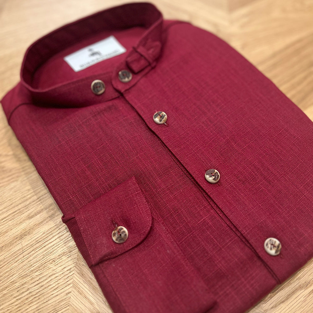 Leinenhemd rot