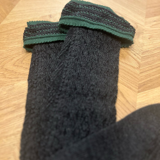 Trachtensocken dunkelgrau