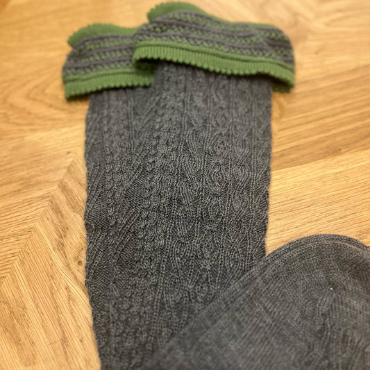 Trachtensocken grau