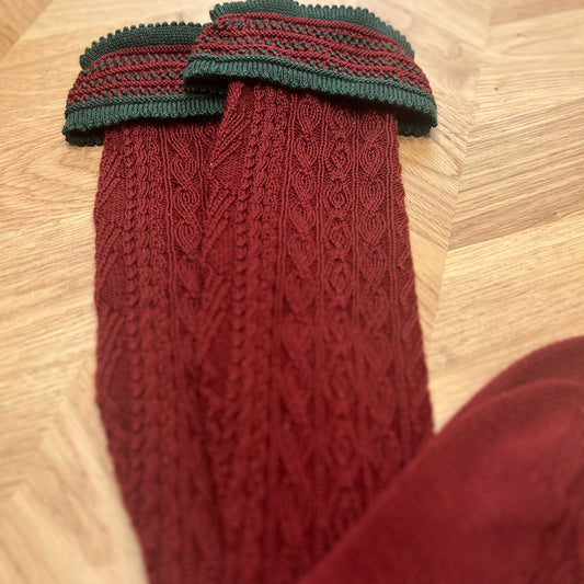 Trachtensocken rot