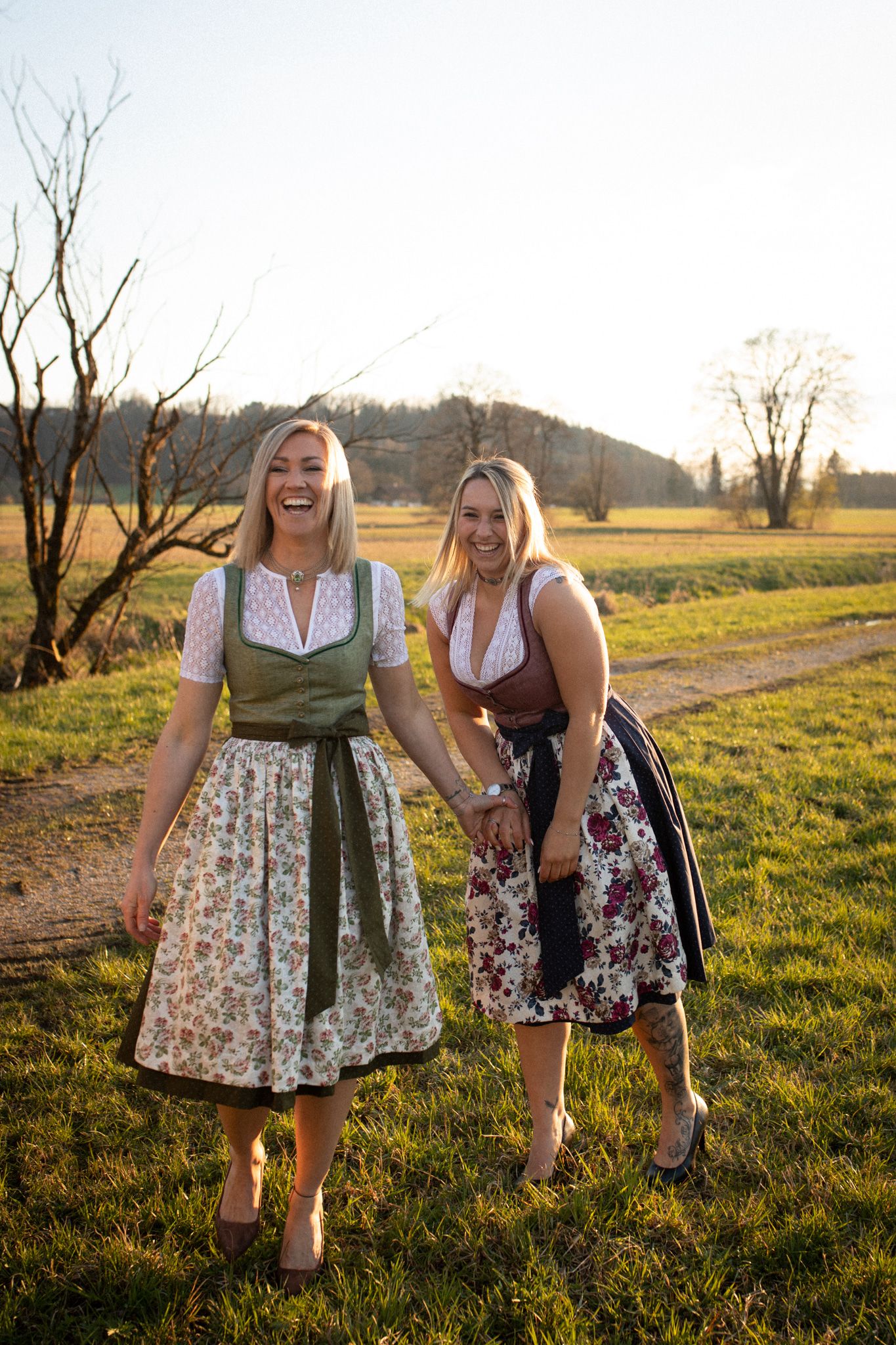 Leni Lex Dirndl Alina grün