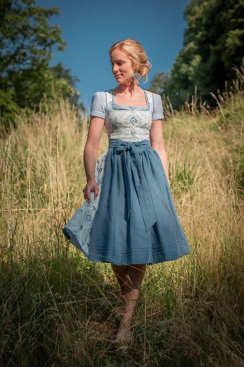 BellaSusi Dirndl Amalia blau