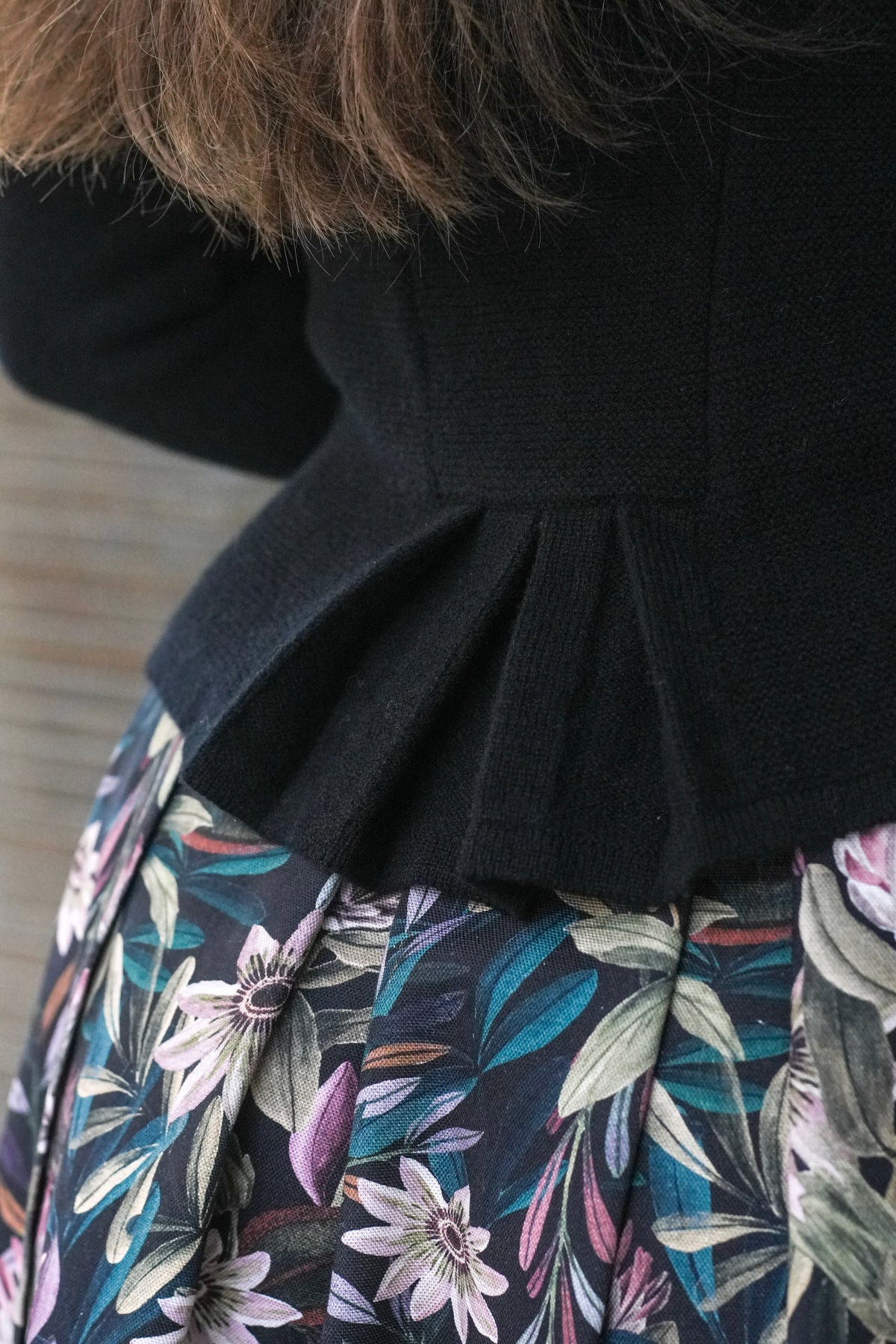 Ducalea Damen Strickjacke mit Schoßerl